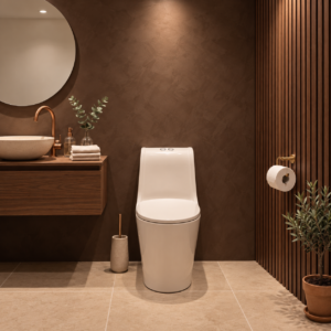 Toby Series One Piece Commode - BL-0010