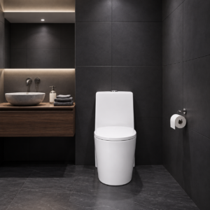 Toby Series One Piece Commode - BL-004